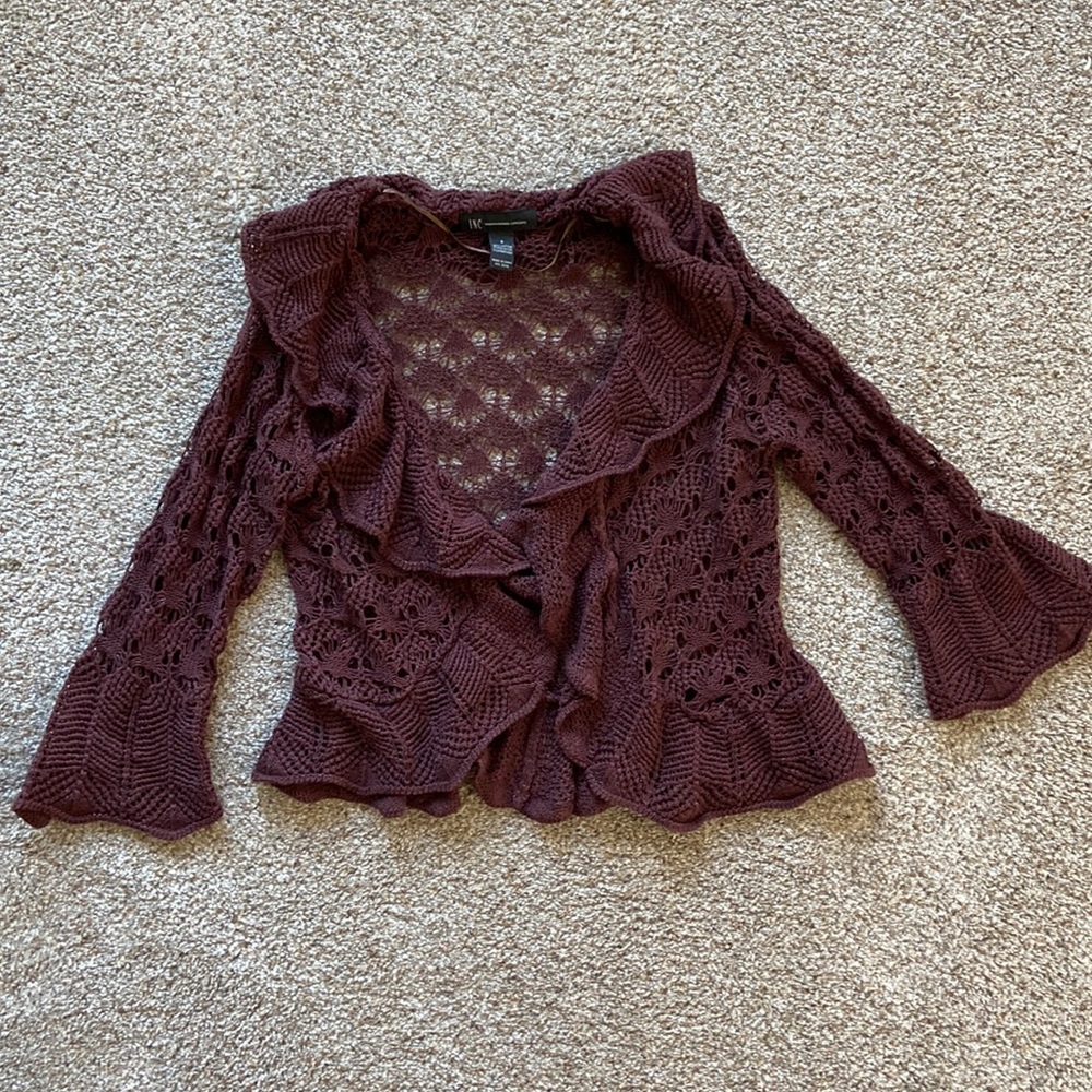 INC Beautiful 3/4 Bell Sleeved Womens Sweater Size Small